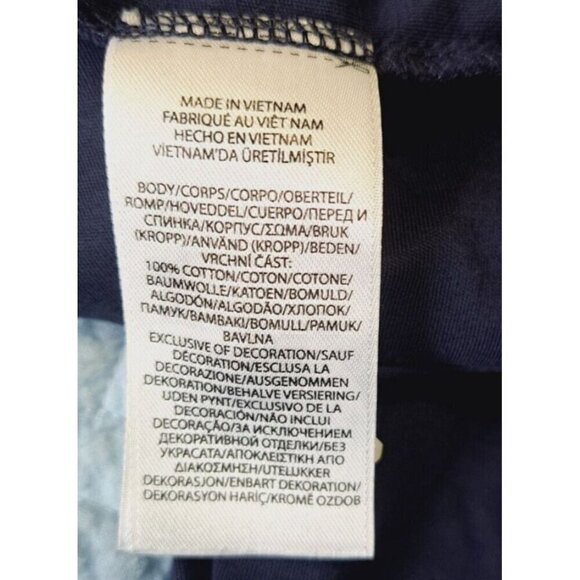 Polo Ralph Lauren Men's L Blue Long Sleeve Classic Fit T-Shirt Multicolor Logo - Picture 5 of 6